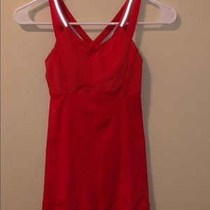 Orange Lululemon tank